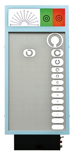 LED式視力検査器,壁掛式,5m用,8方向 | 村中医療器株式会社 販売店向け