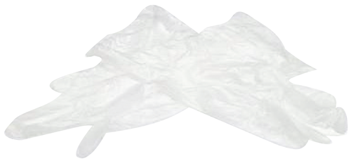 エクセレント プラスチック手袋 PVC-100,SS,パウダーフリー | 村中医療