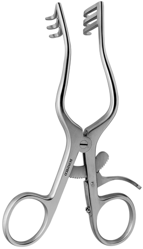 BONIMED ウェイトラナー開創器,3×3,鋭爪,全長130mm,幅13mm×深さ17mm