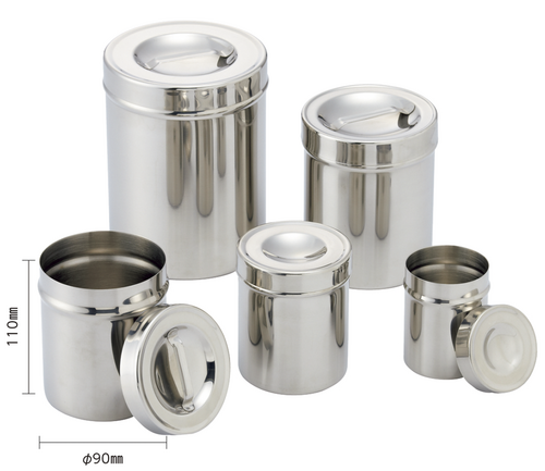 MMI 湿布缶,大(φ120×165mm),ステンレス製 | 村中医療器株式会社 販売店