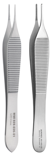 BONIMED アドソンピンセット,無鈎,1.3mm,120mm | 村中医療器株式会社