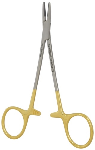 BONIMED 超硬チップ付 マチュー持針器 190mm】／タングステン BONIMED 超硬チップ付持針器,ハルセイ,スムースジョウ,130mm | 村中