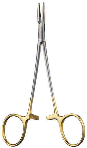 BONIMED 超硬チップ付持針器,メーヨ・ヘガール,0.5mmピッチ,140mm | 村