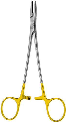 BONIMED 超硬チップ付持針器,メーヨ・ヘガール,0.5mmピッチ,160mm | 村