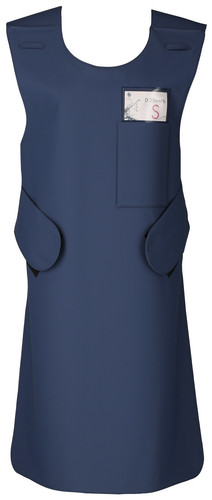 X線防護服 X線防護衣 AQUA-Xエプロンタイプ,Ver.2,0.25mmPb,サイズS,カラー