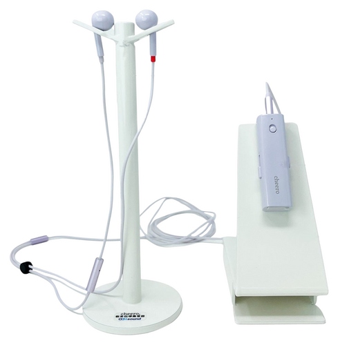 Otocarti MATE 軟骨伝導集音器,窓口業務用,松葉(本体充電用バッテリー